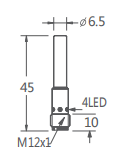 D6.5超小型接近開關(guān)插件式